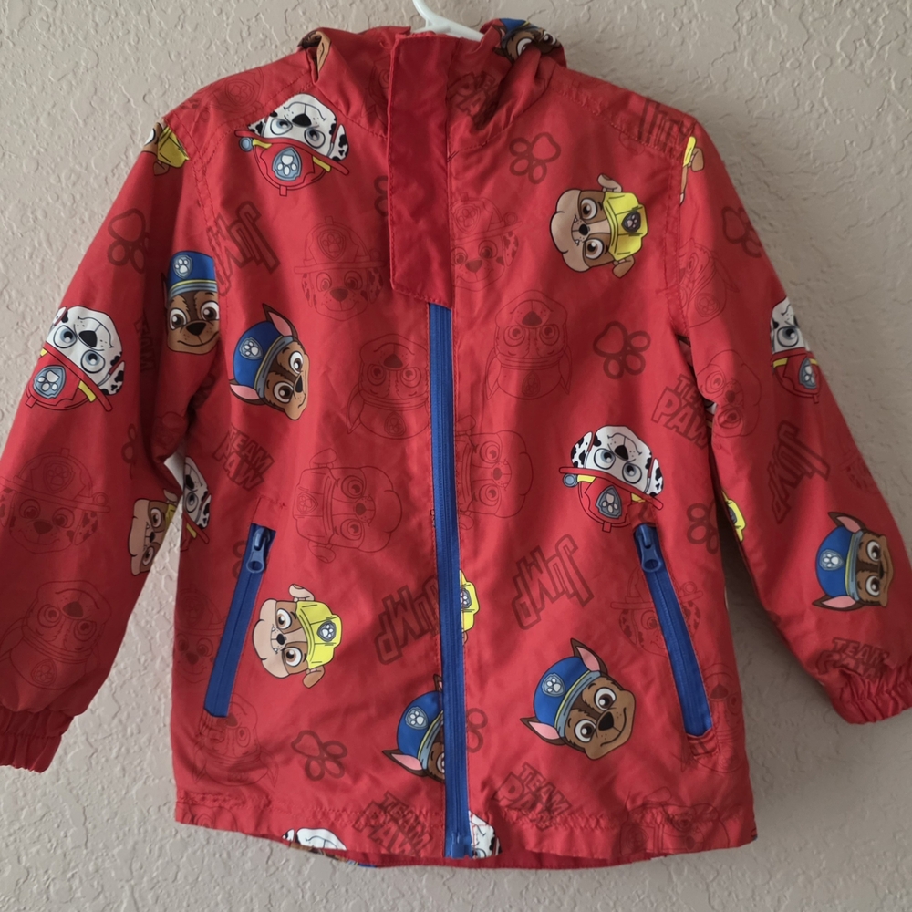Paw Patrol Red and Blue Kids Raincoat